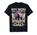 My Son Has Your Back Veterans Dad T-Shirt - Custom Art Print Unisex - T-Shirt, Sweatshirt, Hoodie