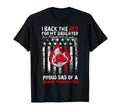 Firefighter Flag I Back Red T-Shirt - Casual Everyday Wear for Adults - T-Shirt, Sweatshirt, Hoodie