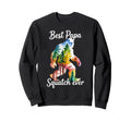 Bigfoot Dad Watercolor Best Papa Sweatshirt - Casual Everyday Wear Unisex - T-Shirt, Sweatshirt, Hoodie