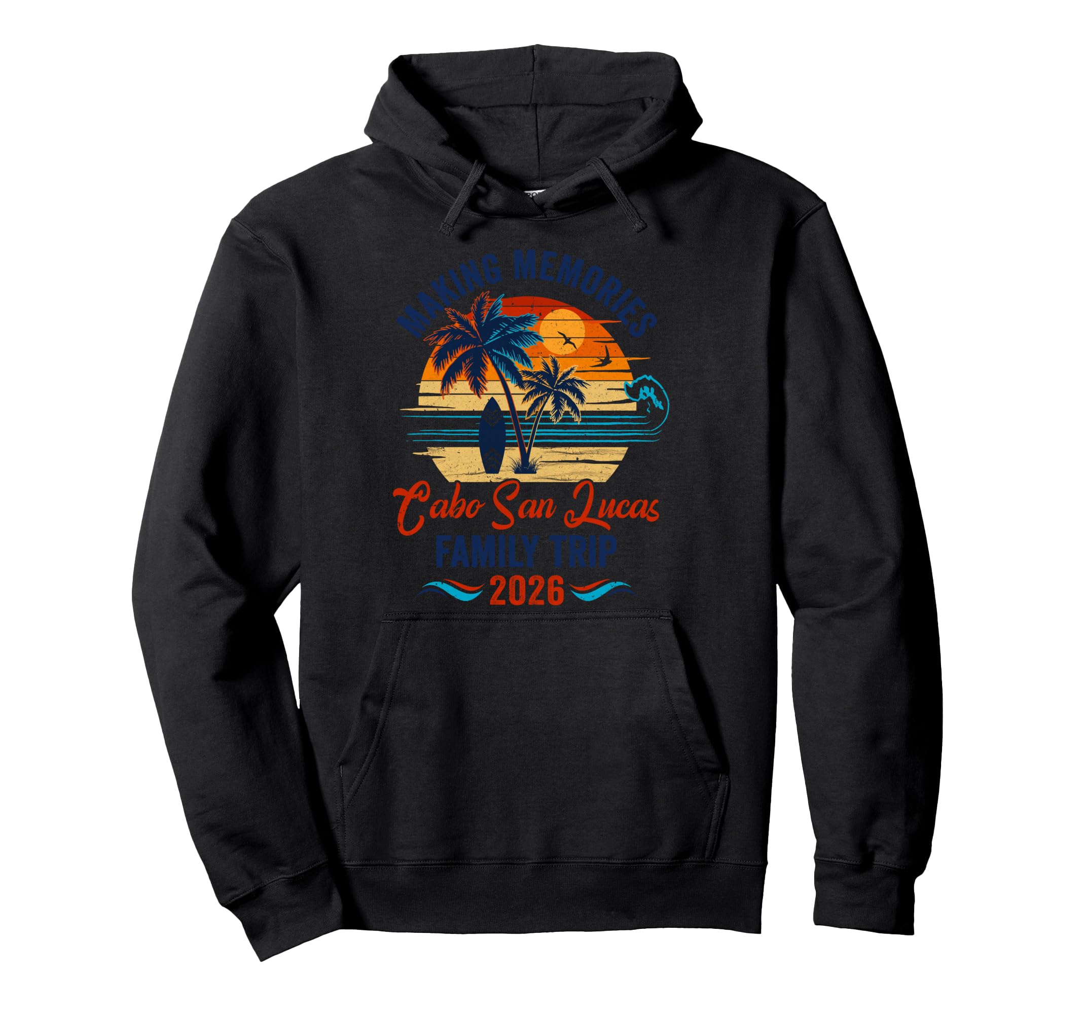 Cabo San Lucas Family Vacation 2026 Hoodie - Minimalist Print Men Women - T-Shirt, Sweatshirt, Hoodie