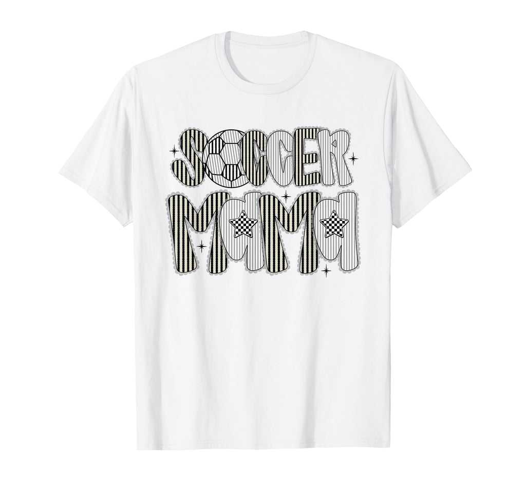 Soccer Mama Lace Mothers Day Soccer Mom T-Shirt - Graphic Print Unisex - T-Shirt, Sweatshirt, Hoodie