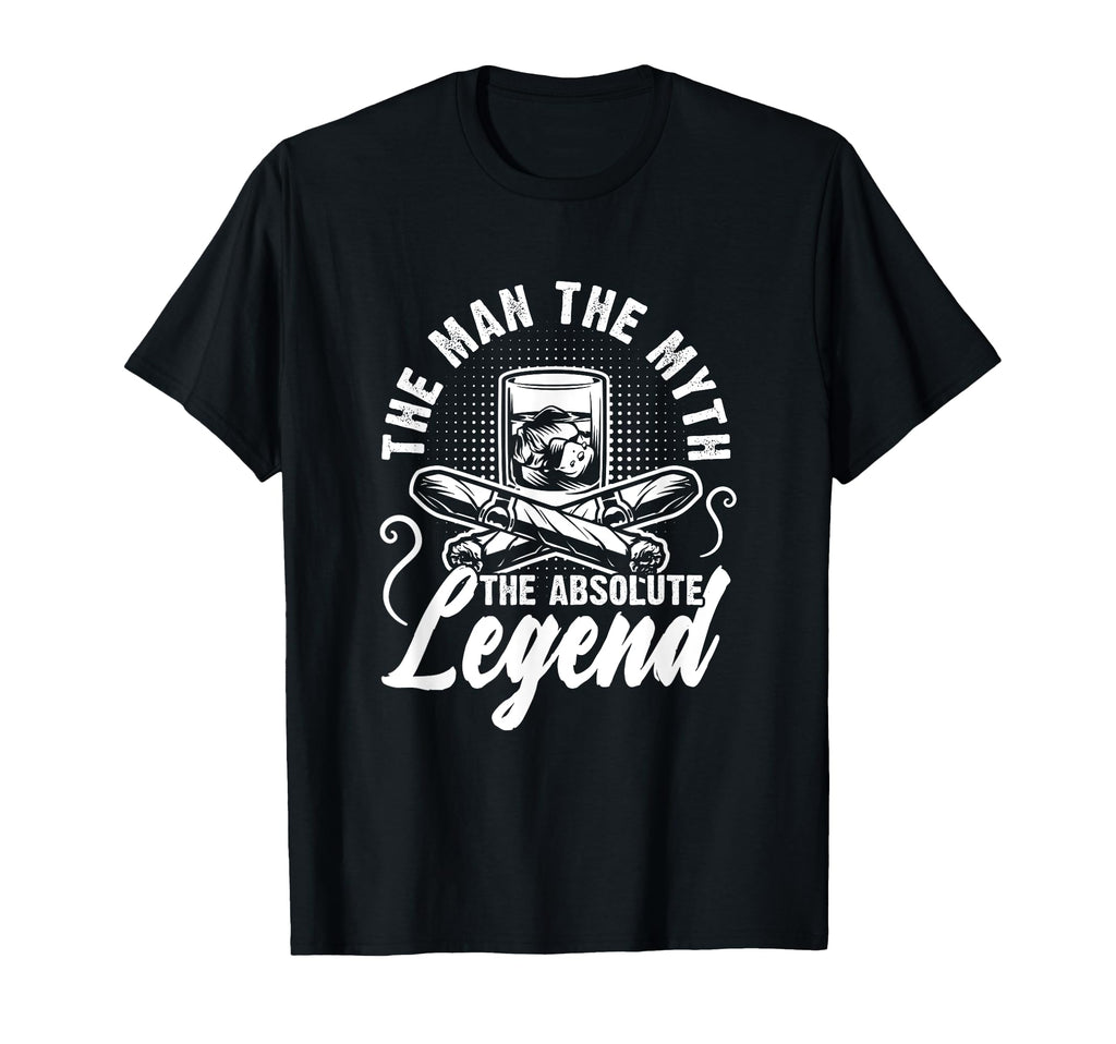 Myth Absolute Legend Bourbon Scotch T-Shirt - Minimalist Print for Adults - T-Shirt, Sweatshirt, Hoodie