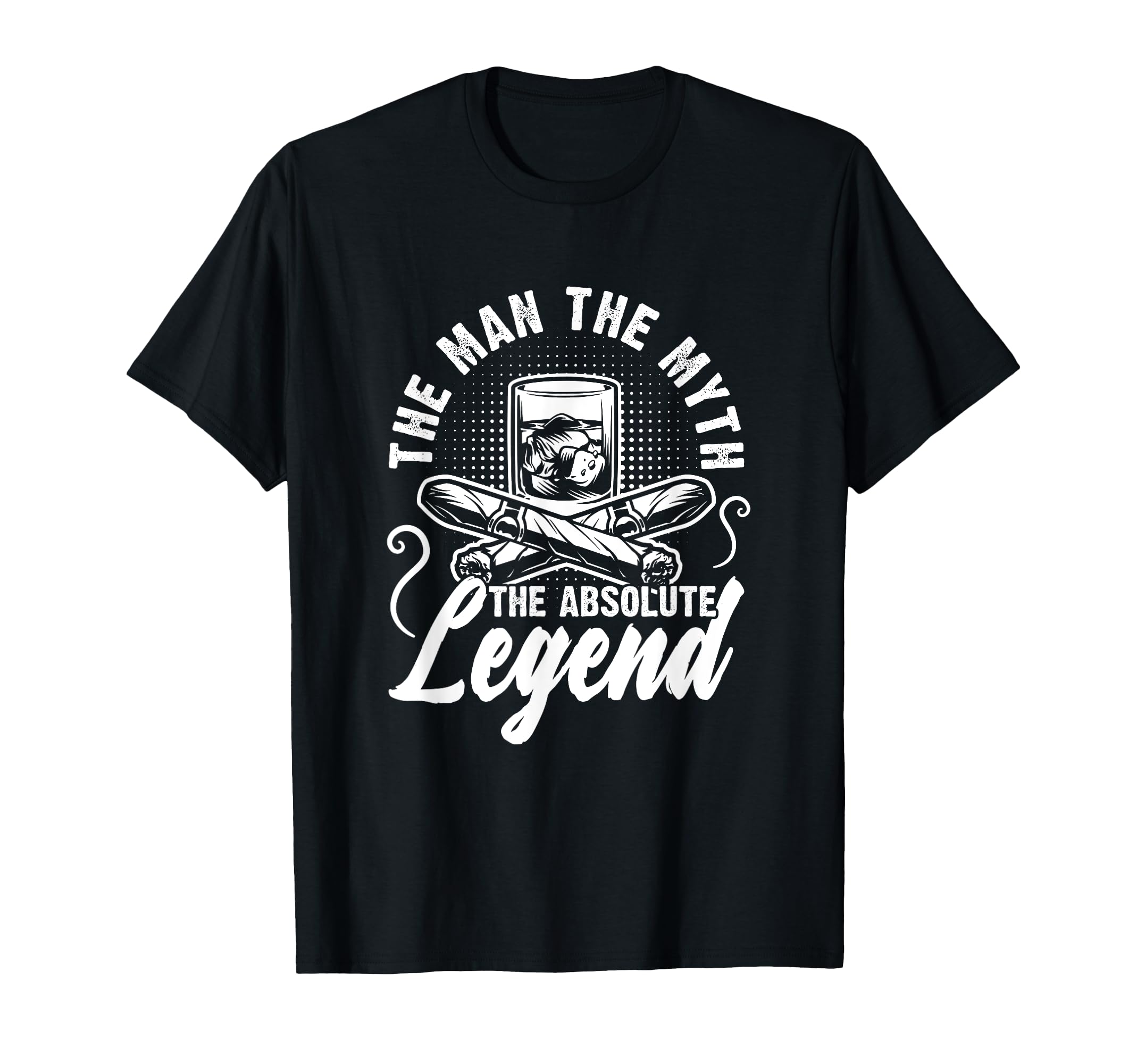 Myth Absolute Legend Bourbon Scotch T-Shirt - Minimalist Print for Adults - T-Shirt, Sweatshirt, Hoodie