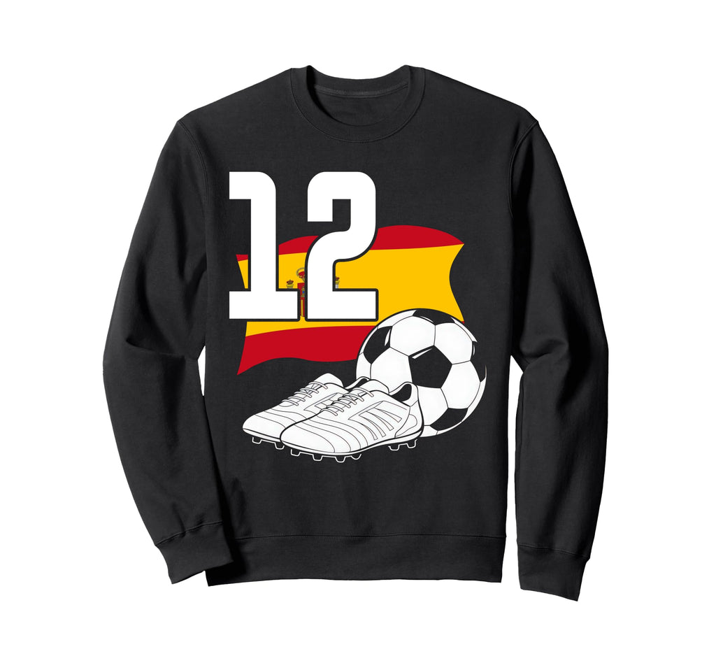12 Soccer Birthday Gift Soccer Sweatshirt - Casual Everyday Wear Men Women - T-Shirt, Sweatshirt, Hoodie