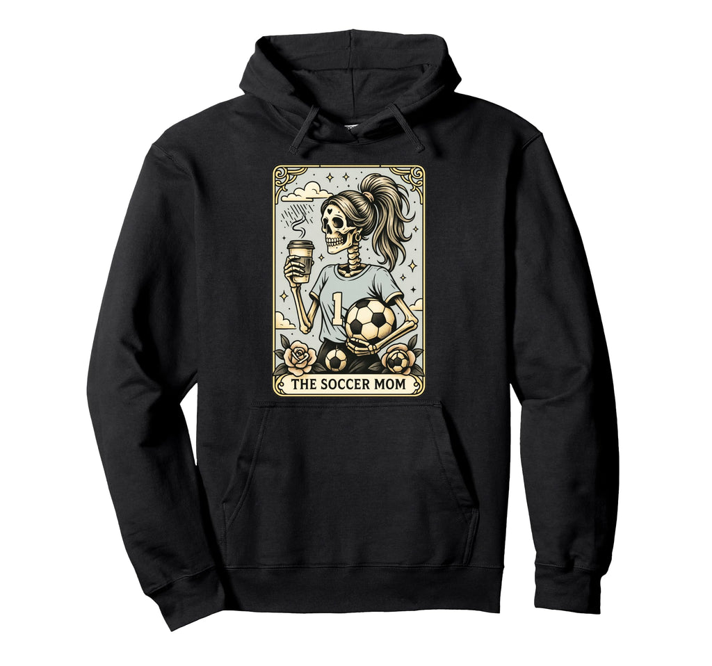 Soccer Mom Tarot Card Halloween Soccer Hoodie - Fun Novelty Design Unisex - T-Shirt, Sweatshirt, Hoodie