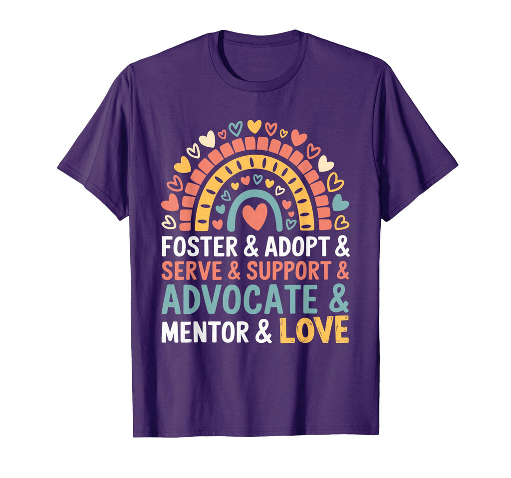 Foster Care Adoption And Foster Mom T-Shirt - Aesthetic Graphic Men Women - T-Shirt, Sweatshirt, Hoodie