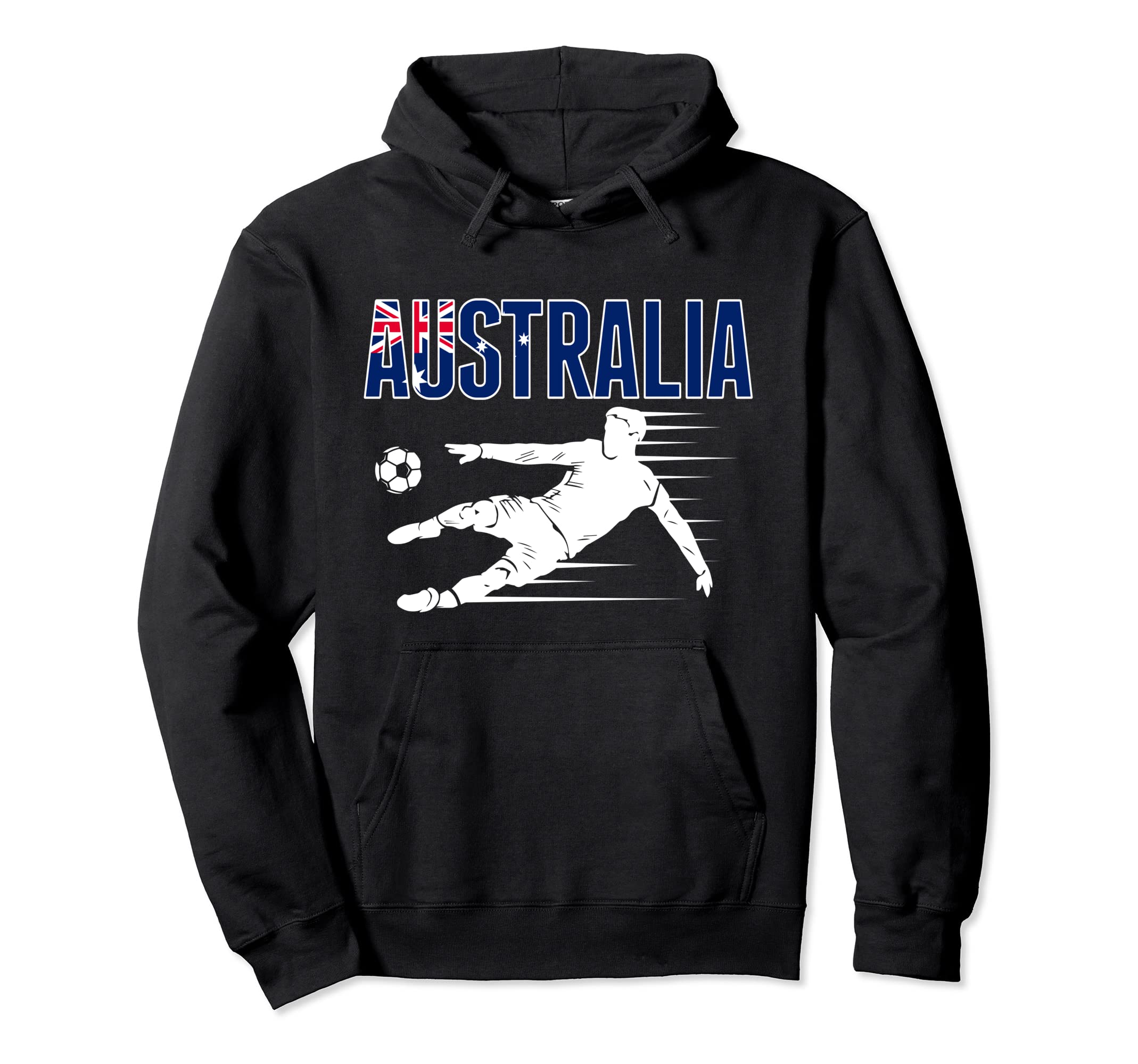 Australia Soccer Fans Jersey Hoodie - Minimalist Print Men Women - T-Shirt, Sweatshirt, Hoodie