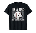 Im Dad Busy Raising Ballers Soccer T-Shirt - Fun Novelty Design for Adults - T-Shirt, Sweatshirt, Hoodie