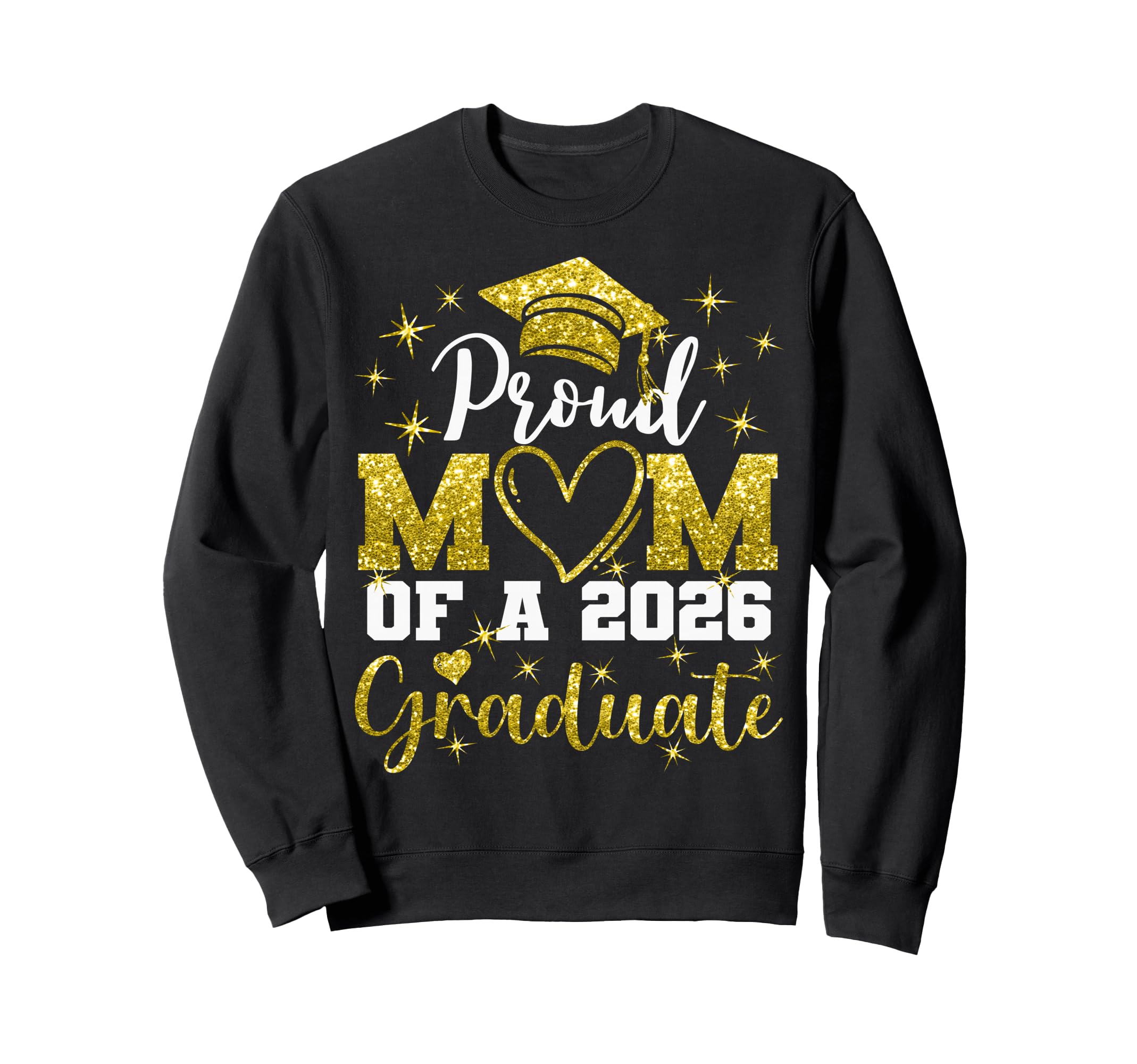 Super Proud Mom 2026 Graduate Sweatshirt - Minimalist Print Men Women - T-Shirt, Sweatshirt, Hoodie