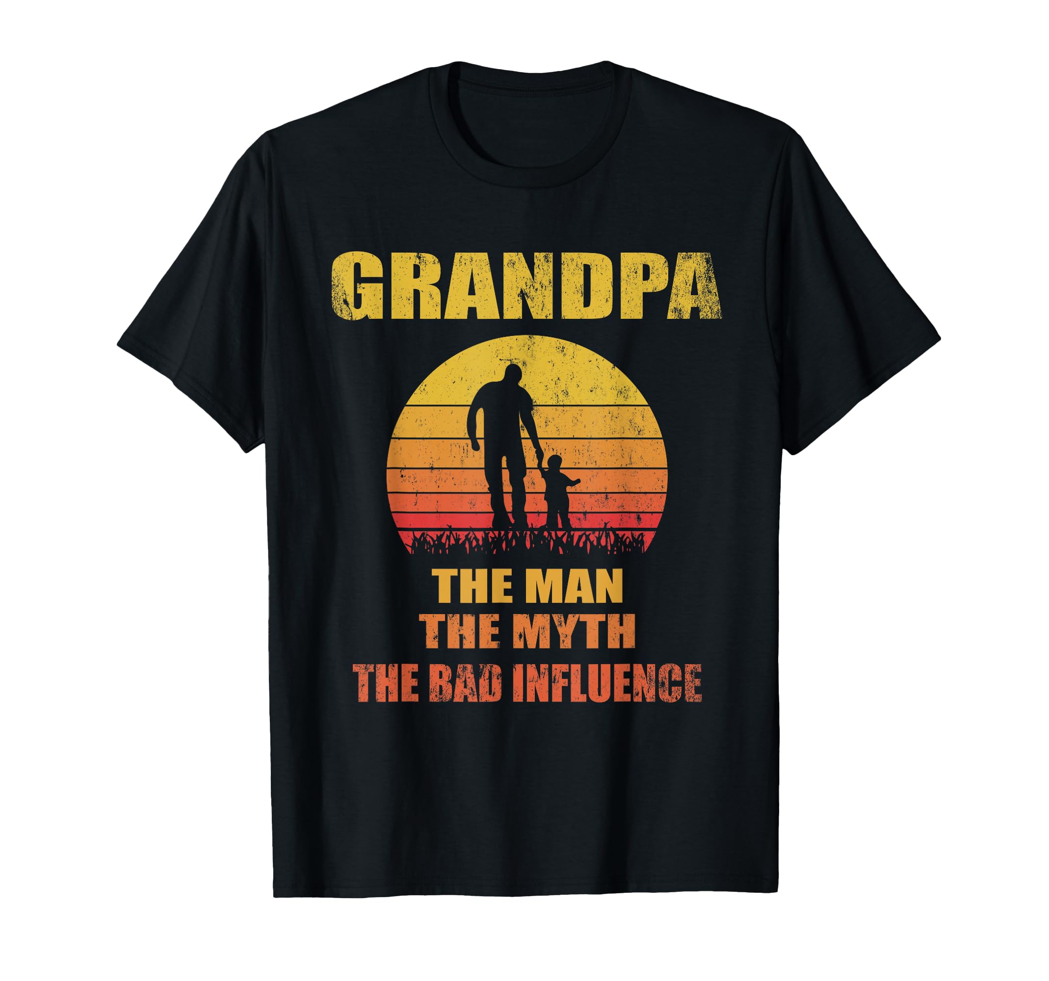 Grandpa Myth Bad Influence T-Shirt - Aesthetic Graphic Men Women - T-Shirt, Sweatshirt, Hoodie