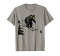 Skiing Bear Funny Wintersports Dad T-Shirt - Streetwear Style for Adults - T-Shirt, Sweatshirt, Hoodie