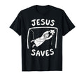 Christian Jesus Saves Soccer Goalkeeper T-Shirt - Trendy Graphic Unisex - T-Shirt, Sweatshirt, Hoodie