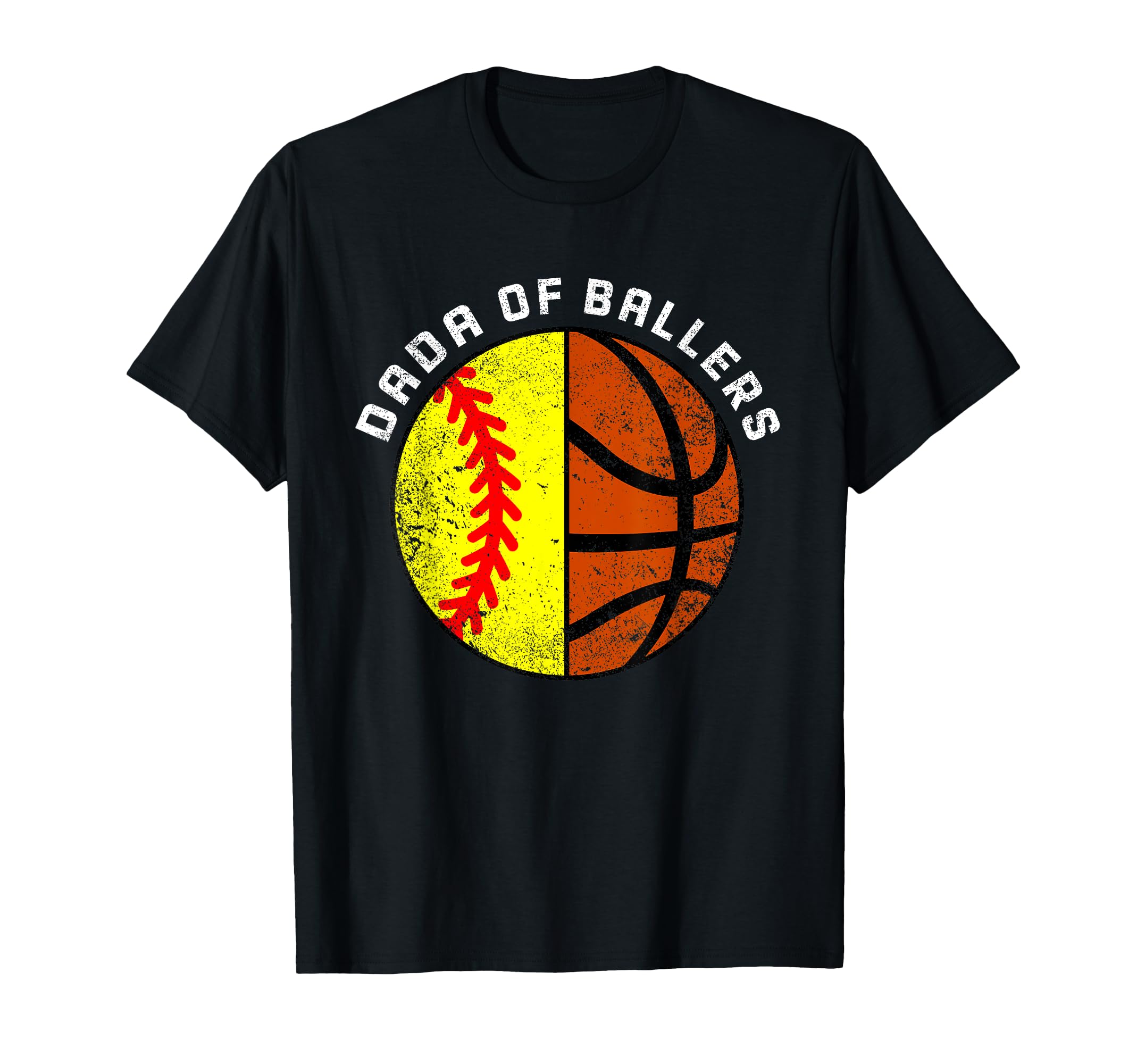 Dada Ballers Funny Softball T-Shirt - Fun Novelty Design for Adults - T-Shirt, Sweatshirt, Hoodie