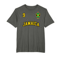 Jamaica Team Sports Number 9 Soccer T-Shirt - Streetwear Style Unisex - T-Shirt, Sweatshirt, Hoodie