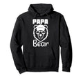 Papa Bear Dad Father Bear Hoodie - Graphic Print Unisex - T-Shirt, Sweatshirt, Hoodie