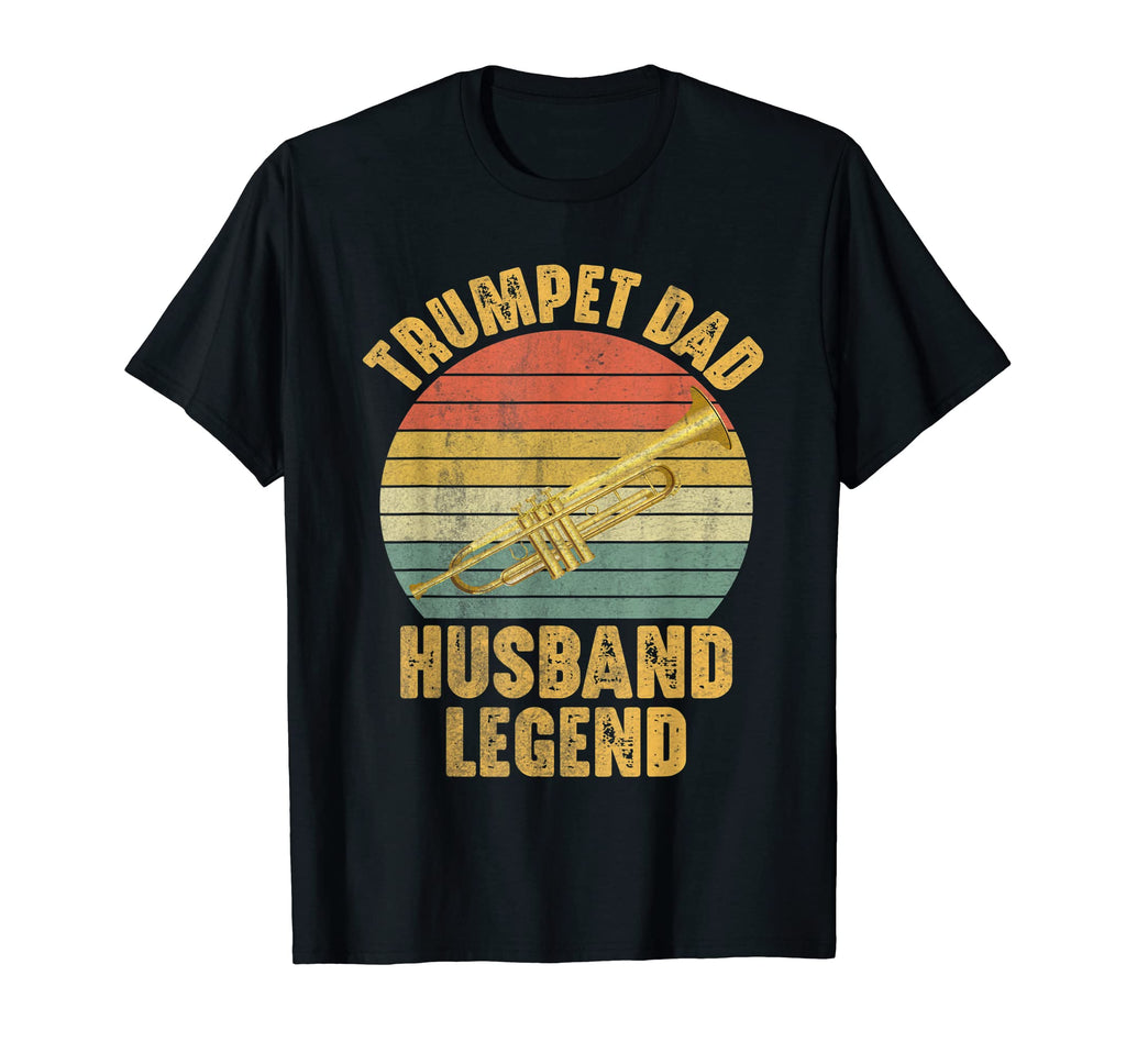 Mens Trumpet Player Funny Husband T-Shirt - Minimalist Print for Adults - T-Shirt, Sweatshirt, Hoodie