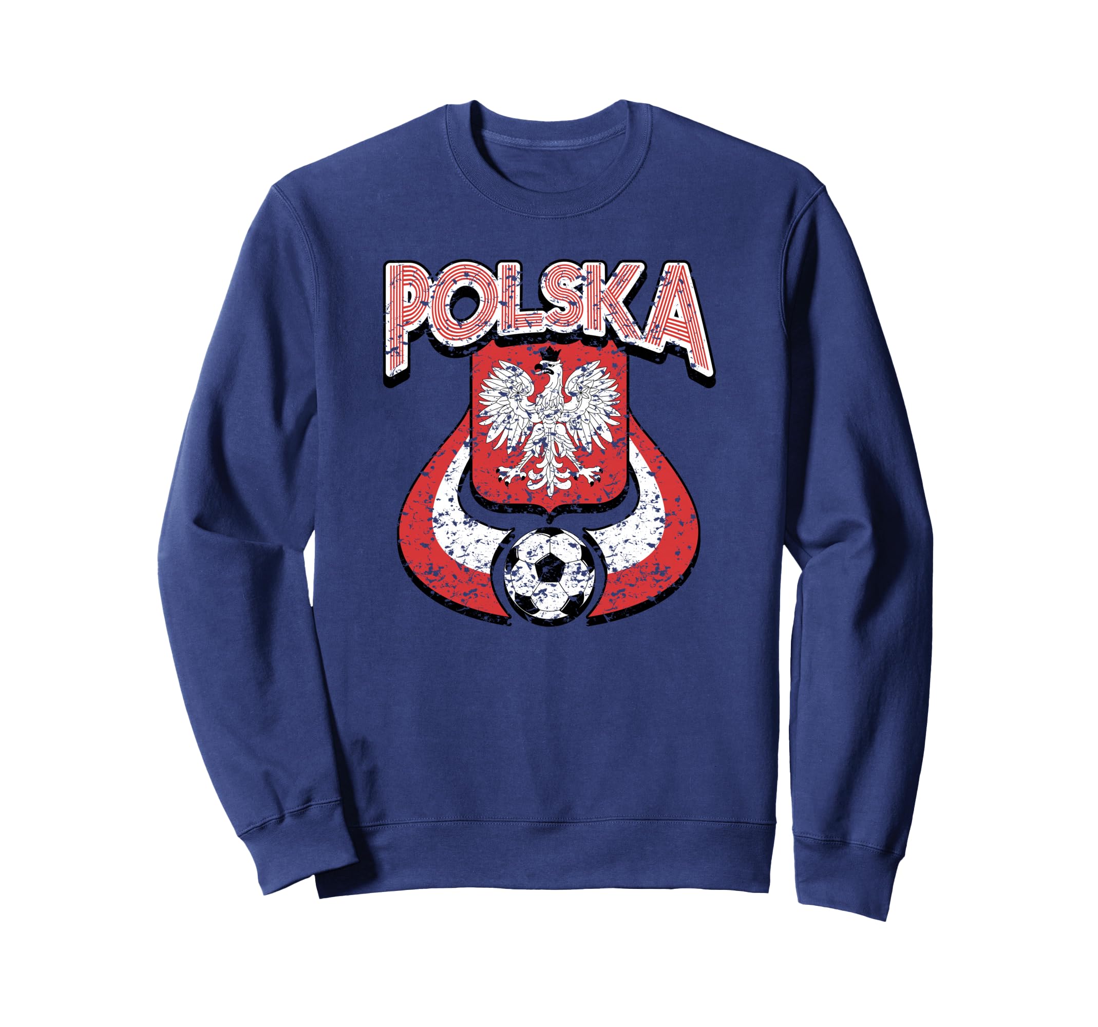 Poland Soccer Polska Country Sweatshirt - Casual Everyday Wear for Adults - T-Shirt, Sweatshirt, Hoodie