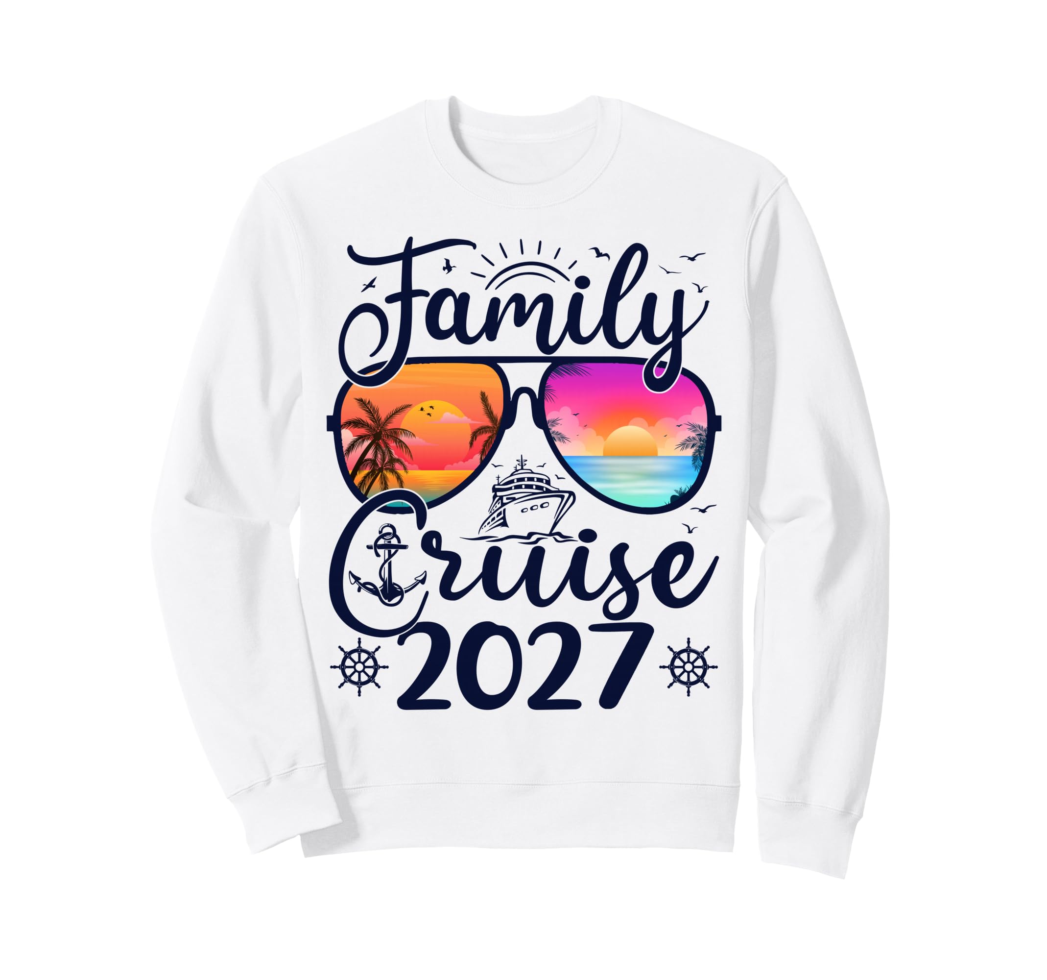 Family Cruise 2027 Summer Vacation Sweatshirt - Unique Graphic for Adults - T-Shirt, Sweatshirt, Hoodie