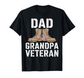 Dad Grandpa Veteran Military Honor Boots T-Shirt - Graphic Print Men Women - T-Shirt, Sweatshirt, Hoodie