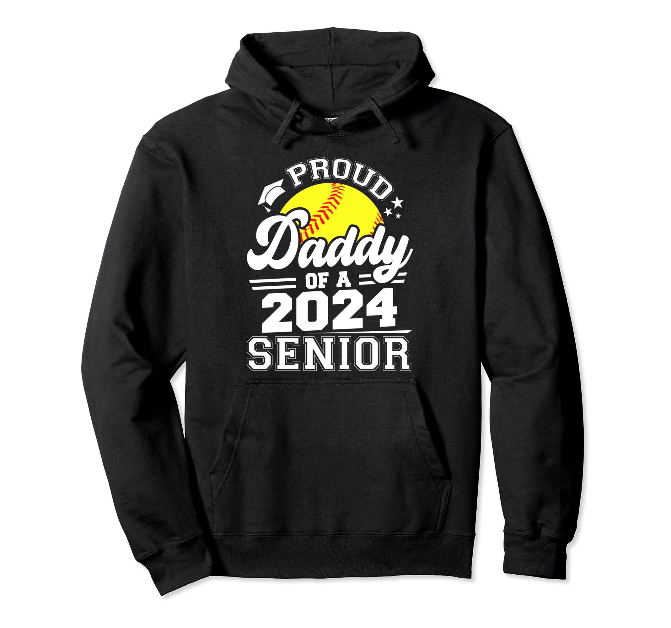 Proud Daddy 2024 Senior Graduate Grad 2024 Hoodie - Graphic Print Unisex - T-Shirt, Sweatshirt, Hoodie