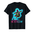 He Is Rizzin Christian Religious T-Shirt - Minimalist Print Men Women - T-Shirt, Sweatshirt, Hoodie