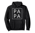 Papa Fathers Day New Grandpa Gift Dada Hoodie - Trendy Graphic for Adults - T-Shirt, Sweatshirt, Hoodie