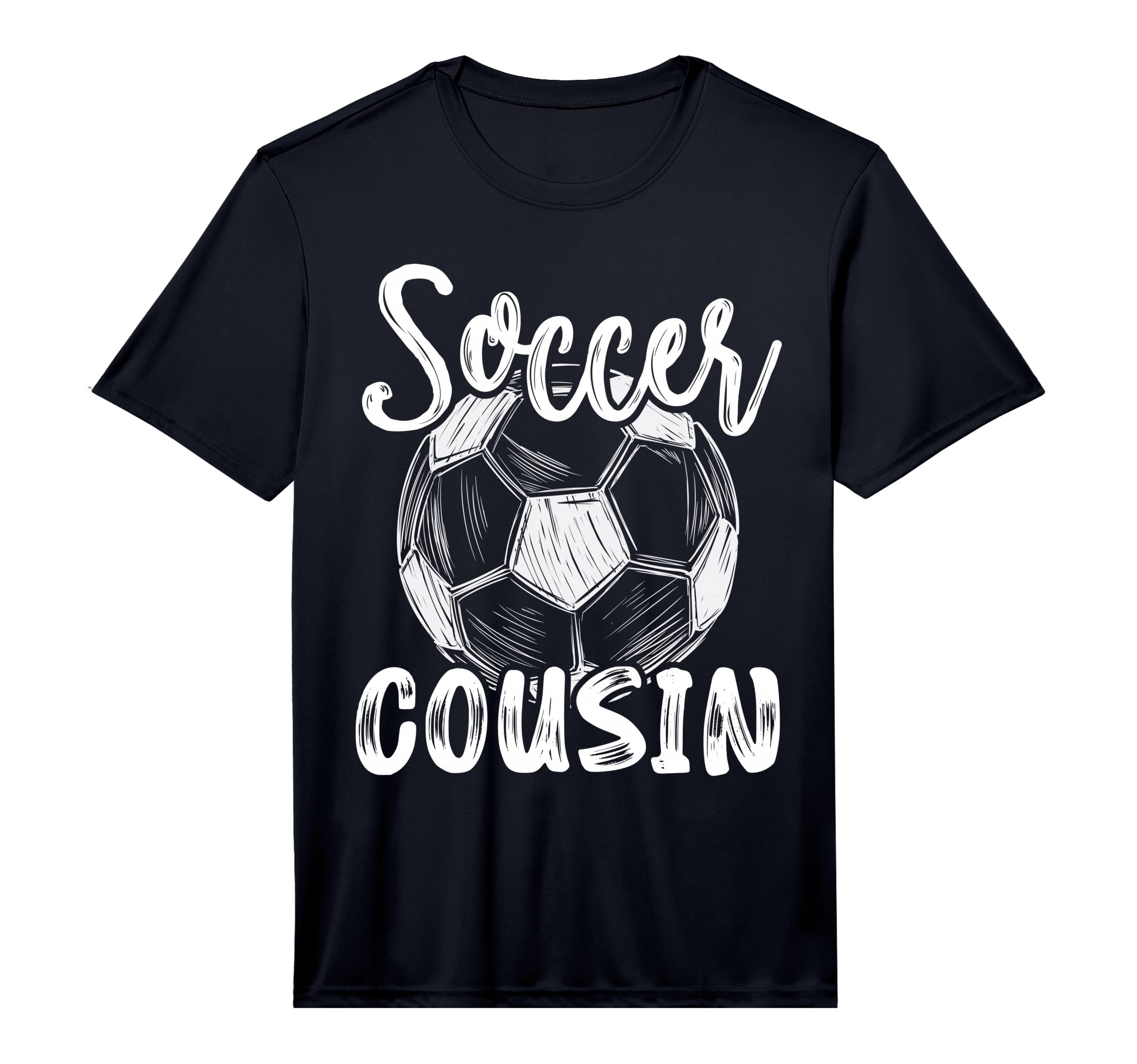 Soccer Cousin Family Matching Team T-Shirt - Custom Art Print for Adults - T-Shirt, Sweatshirt, Hoodie