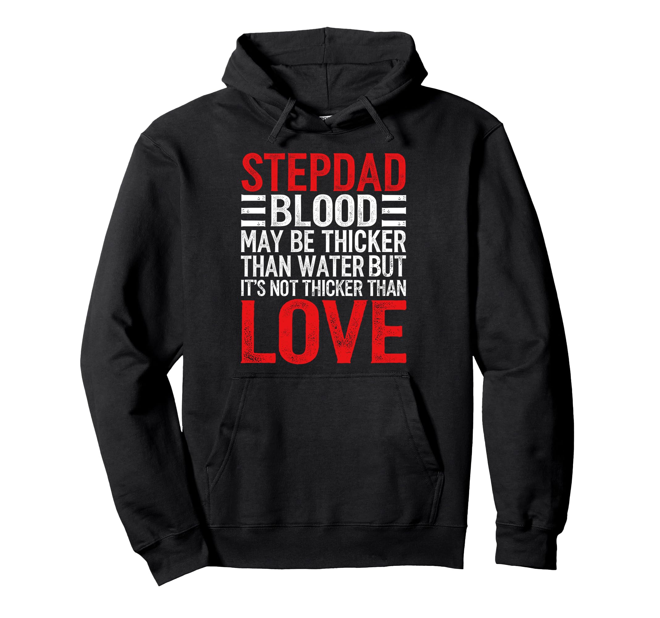 Stepdad Fathers Day Bonus Dads Who Hoodie - Minimalist Print Men Women - T-Shirt, Sweatshirt, Hoodie
