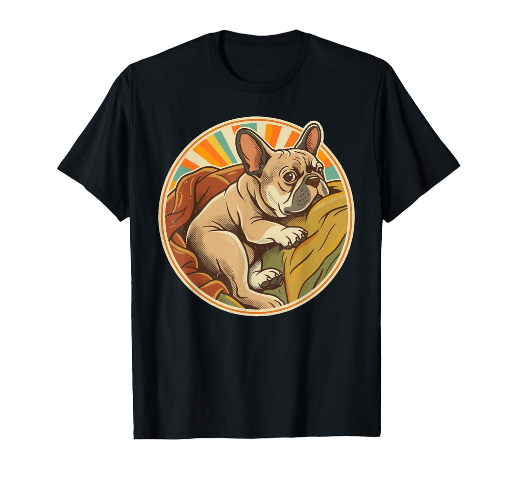 French Bulldog Dog Mom Dog Dad Funny T-Shirt - Custom Art Print Men Women - T-Shirt, Sweatshirt, Hoodie