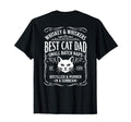 Whiskey Label Best Cat Dad Bourbon T-Shirt - Minimalist Print Unisex - T-Shirt, Sweatshirt, Hoodie