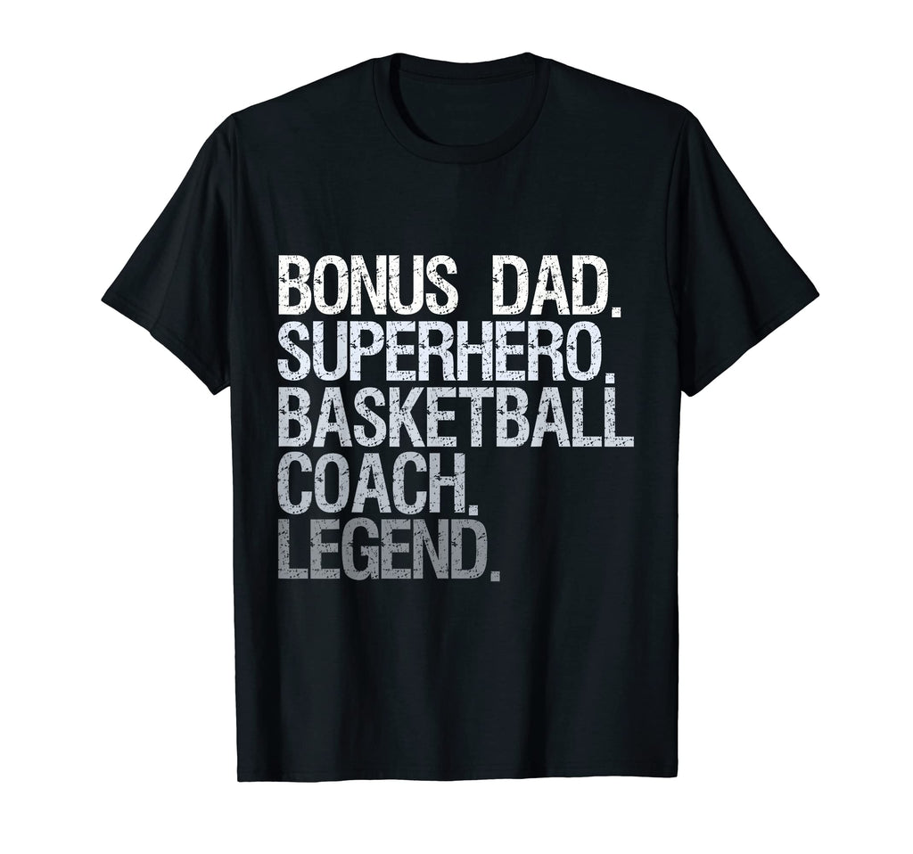 Bonus Dad Superhero Basketball Coach Hoodie - Trendy Graphic for Adults - T-Shirt, Sweatshirt, Hoodie
