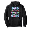 Dad Birthday Mermaid Family Matching Hoodie - Custom Art Print for Adults - T-Shirt, Sweatshirt, Hoodie