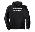 Overcaffeinated Dad Twins Funny Coffee Hoodie - Unique Graphic Unisex - T-Shirt, Sweatshirt, Hoodie