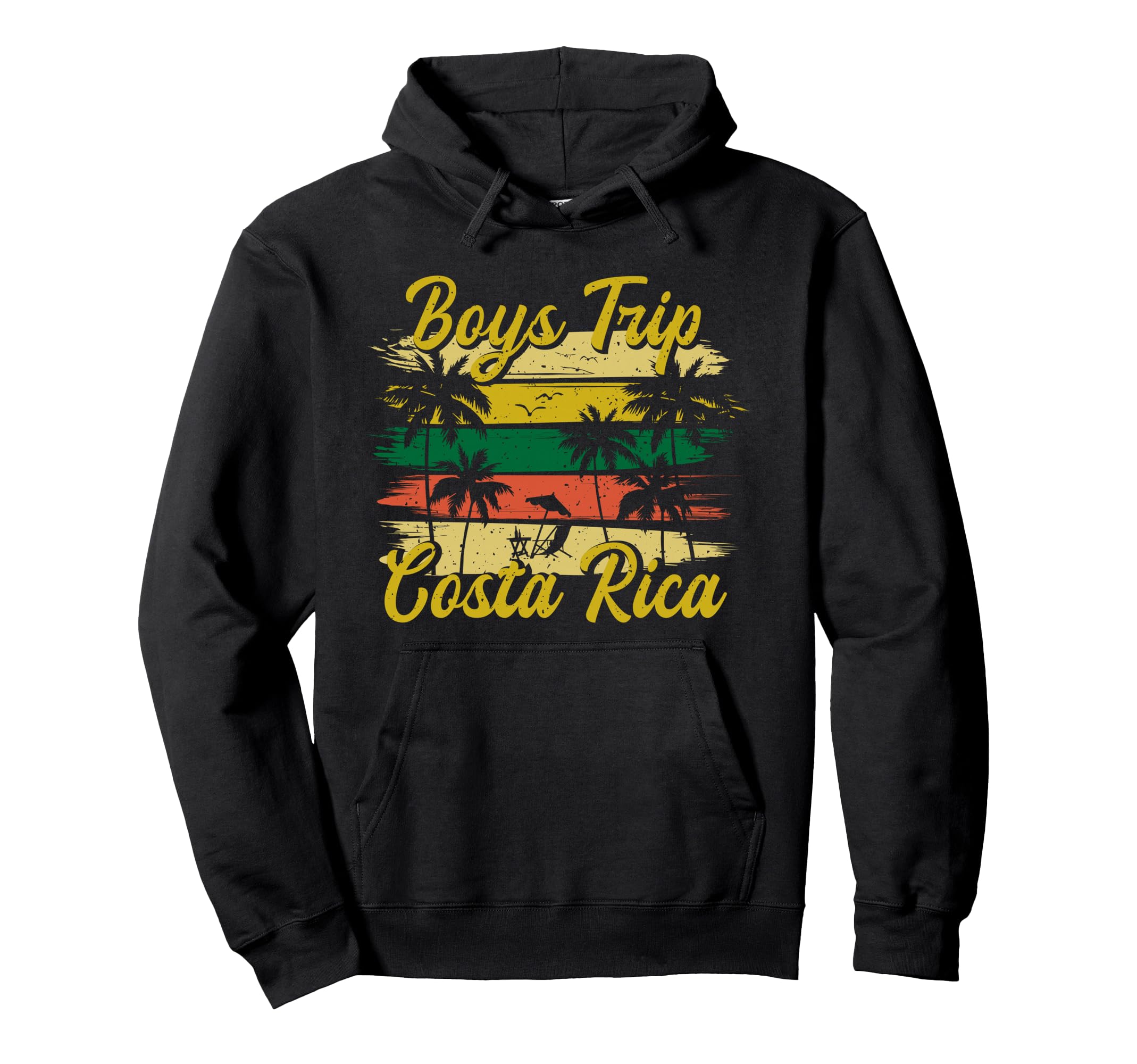 Costa Rica Guys Trip Mens Matching Hoodie - Casual Everyday Wear Unisex - T-Shirt, Sweatshirt, Hoodie