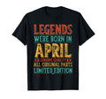 April Birthday Legends Were Born April T-Shirt - Aesthetic Graphic Unisex - T-Shirt, Sweatshirt, Hoodie