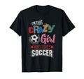 Crazy Who Loves Play Soccer Funny T-Shirt - Minimalist Print Men Women - T-Shirt, Sweatshirt, Hoodie