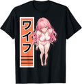 Vibrant Anime Girl Waifu Kawaii Design for Manga and - Adult & Kids T-Shirts, Sweatshirts & Hoodies apparel design preview 1