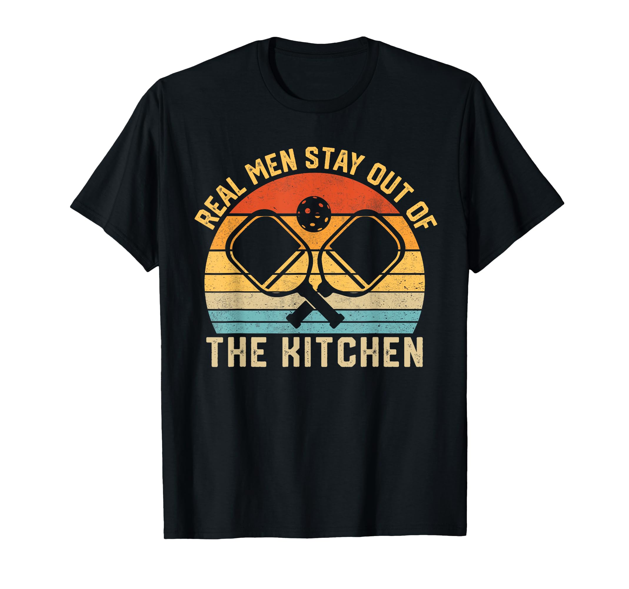 Real Stay Out Kitchen Funny Pickleball T-Shirt - Aesthetic Graphic Unisex - T-Shirt, Sweatshirt, Hoodie