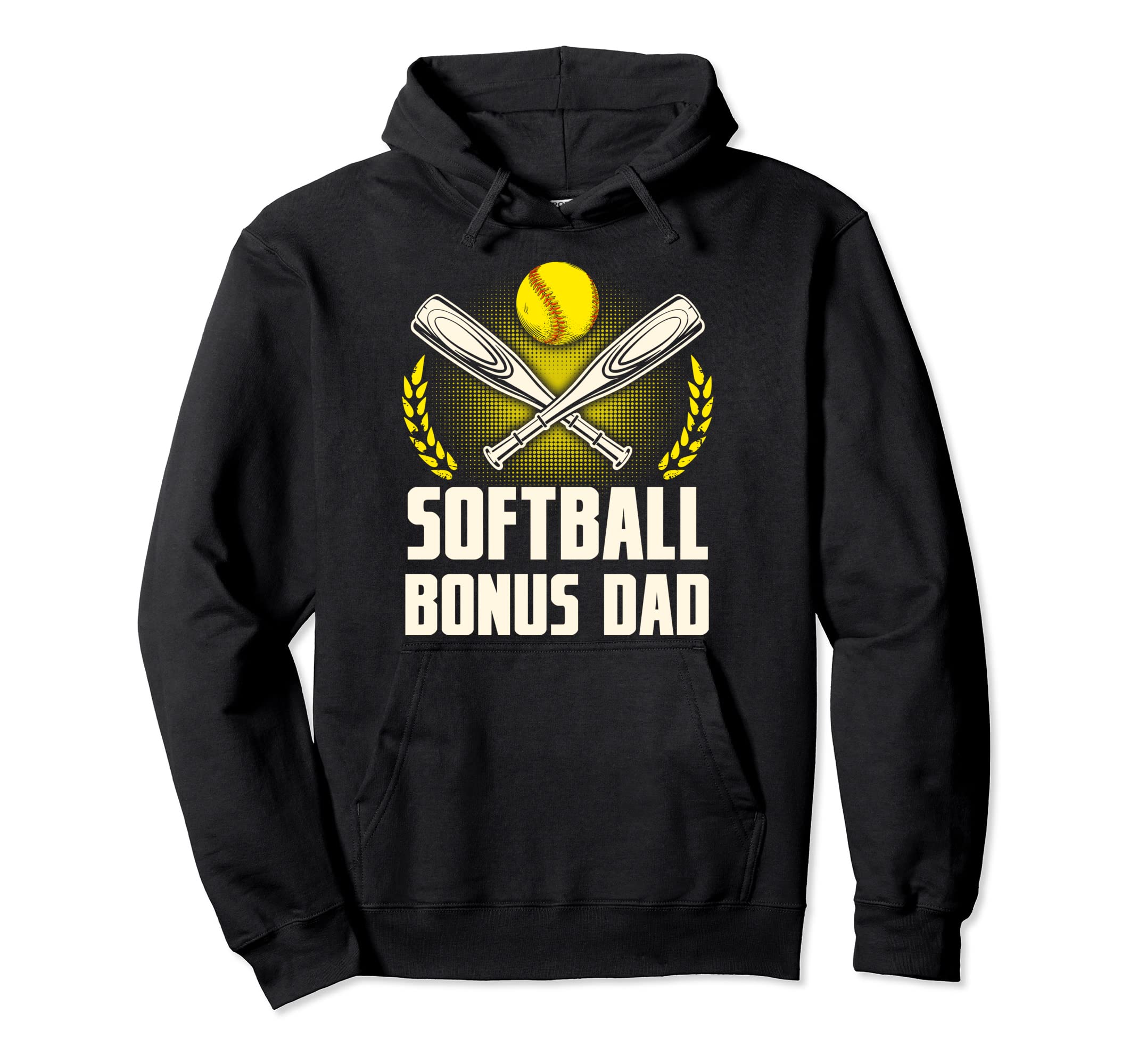 Softball Bonus Dad Funny Lovers Hoodie - Aesthetic Graphic Men Women - T-Shirt, Sweatshirt, Hoodie