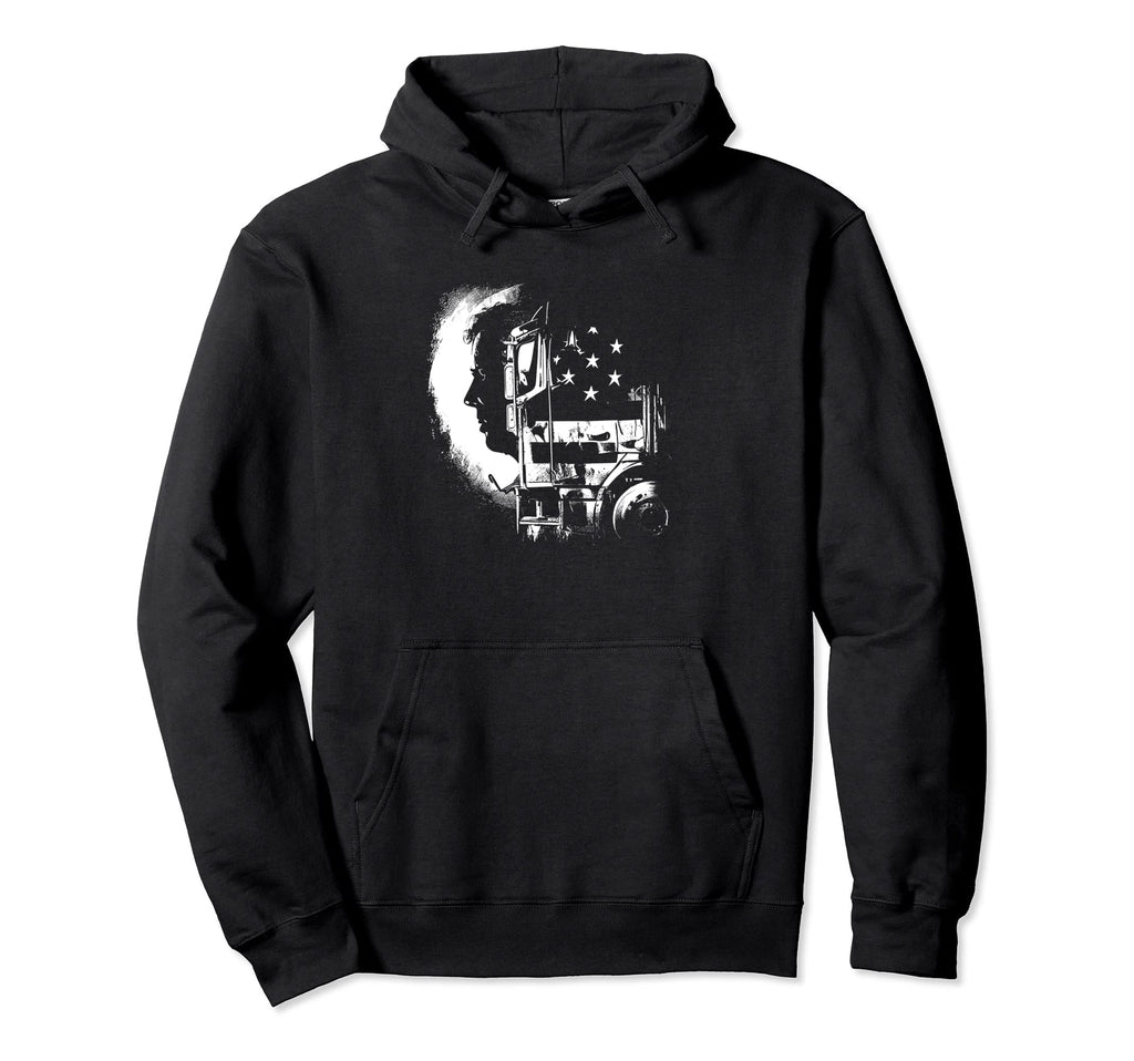 Funny Trucker American Big Rigs Diesel Hoodie - Novelty Apparel Men Women - T-Shirt, Sweatshirt, Hoodie