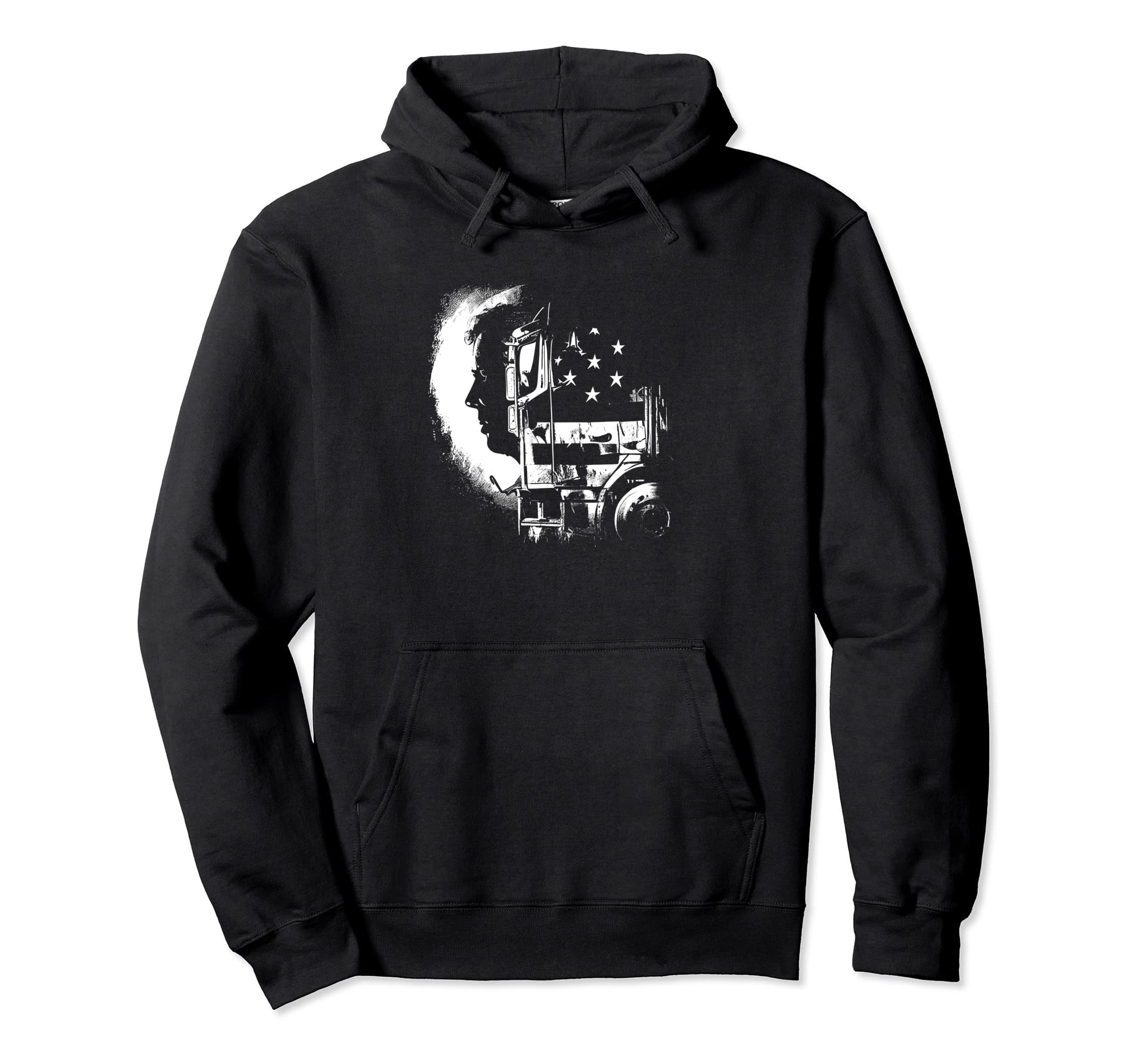 Funny Trucker American Big Rigs Diesel Hoodie - Novelty Apparel Men Women - T-Shirt, Sweatshirt, Hoodie