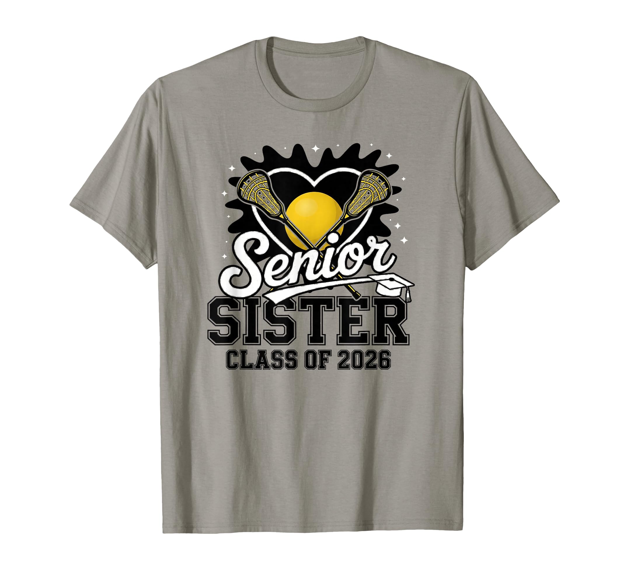 Senior Sister Class 2026 Lacrosse Drip T-Shirt - Trendy Graphic Unisex - T-Shirt, Sweatshirt, Hoodie