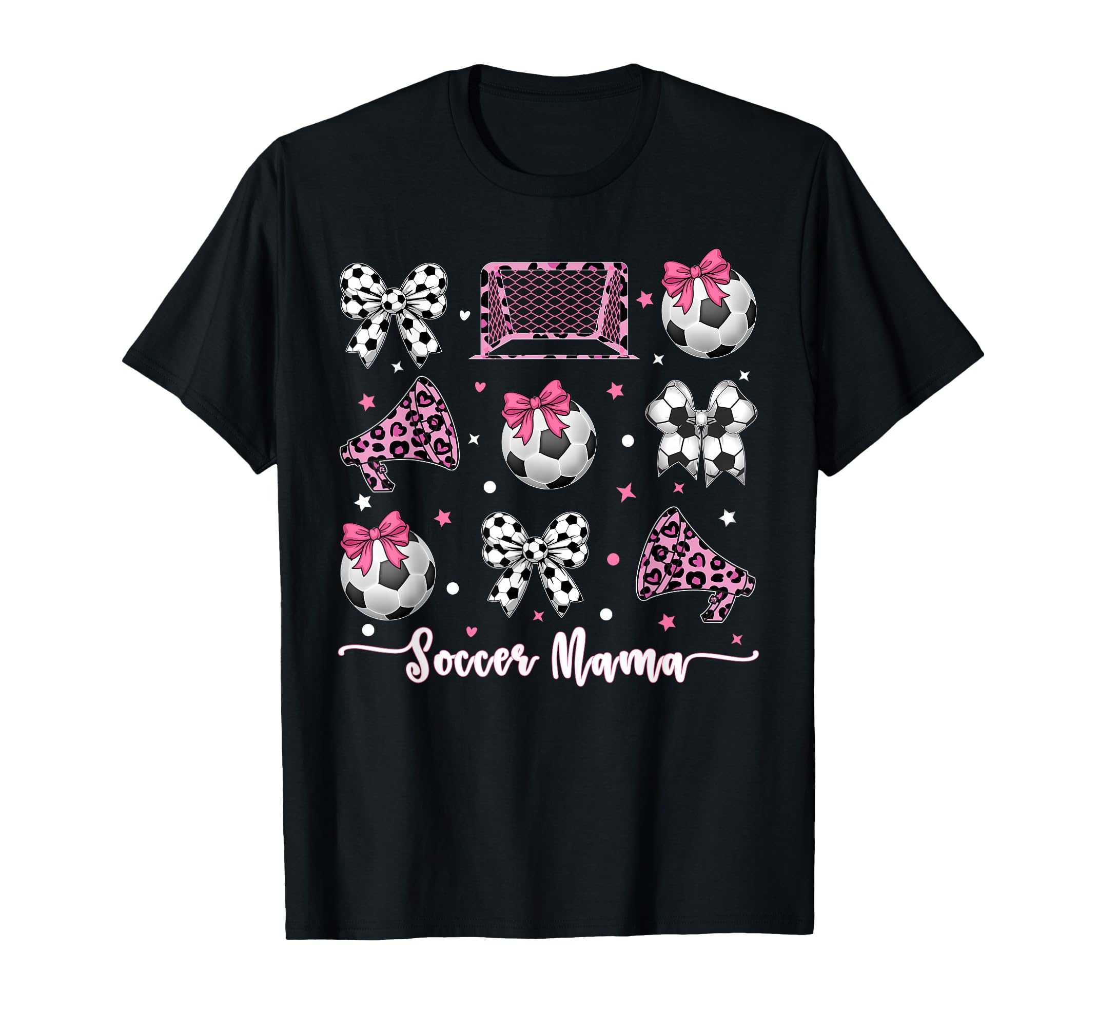 Coquette Bow Soccer Mom Mothers Day T-Shirt - Graphic Print for Adults - T-Shirt, Sweatshirt, Hoodie