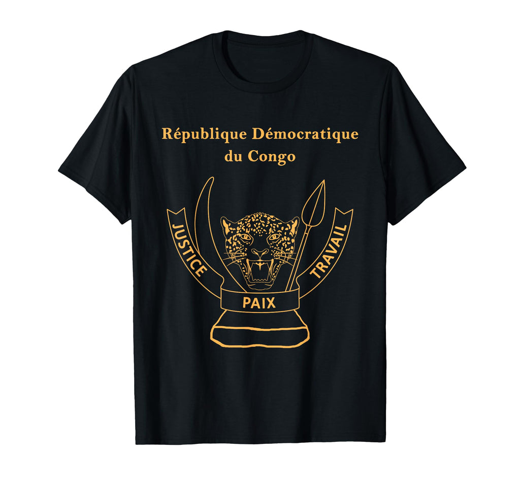 Drc Democratic Republic Congo Passport T-Shirt - Fun Novelty Design Unisex - T-Shirt, Sweatshirt, Hoodie
