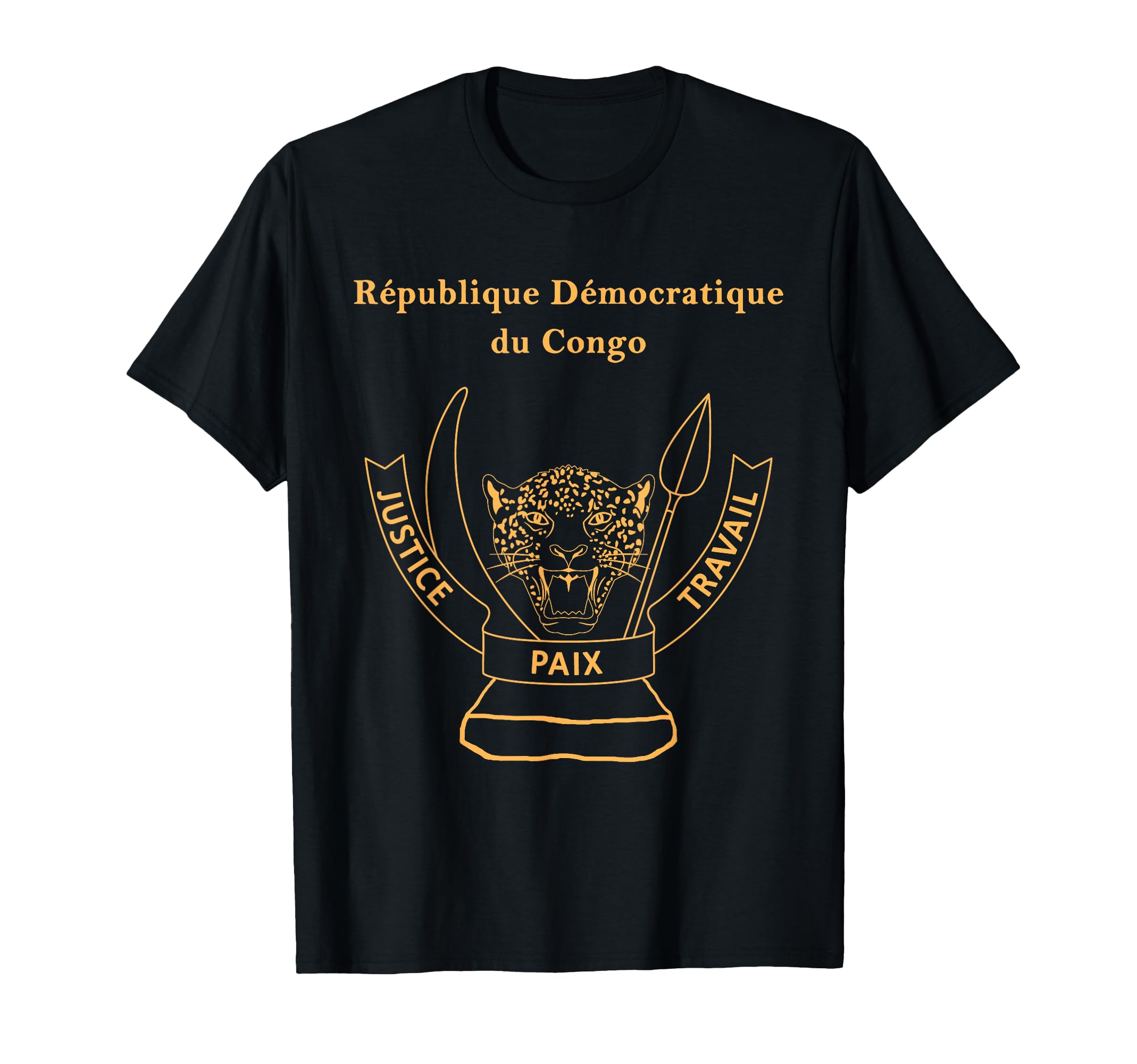Drc Democratic Republic Congo Passport T-Shirt - Fun Novelty Design Unisex - T-Shirt, Sweatshirt, Hoodie