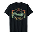 Best Poppa Ever Emblem Fathers Day Poppa T-Shirt - Minimalist Print Unisex - T-Shirt, Sweatshirt, Hoodie