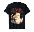 Rage Consumes Me Cat Flower Funny T-Shirt - Unique Graphic for Adults - T-Shirt, Sweatshirt, Hoodie
