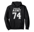 Number 74 Custom Proud Soccer Futbol Hoodie - Custom Art Print for Adults - T-Shirt, Sweatshirt, Hoodie