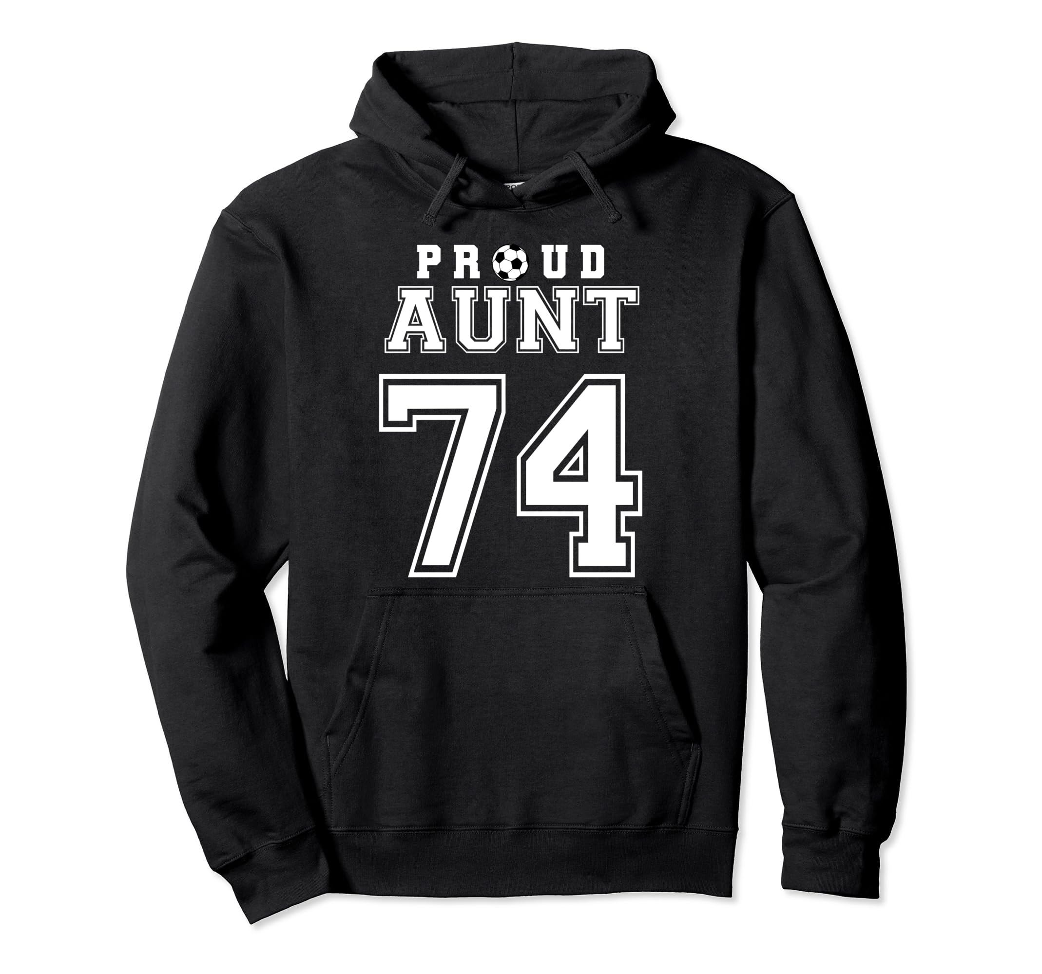 Number 74 Custom Proud Soccer Futbol Hoodie - Custom Art Print for Adults - T-Shirt, Sweatshirt, Hoodie