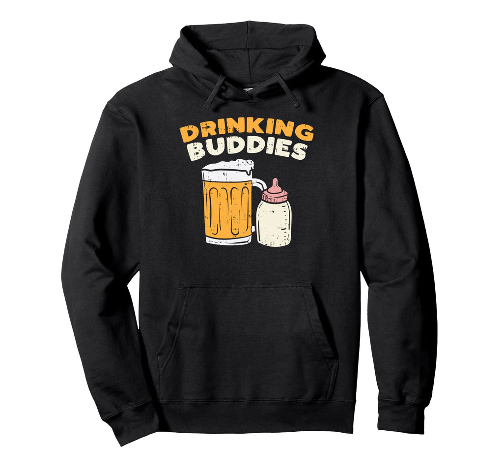Drinkin Buddies Bottle Son And Dad Matching Hoodie - Unique Graphic Unisex - T-Shirt, Sweatshirt, Hoodie